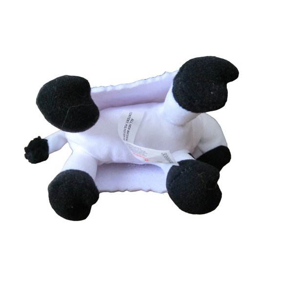 Chick-Fil-A Promo 5" Mini Cow Plush Toy w/ Eat Mor Chikin Sign More Chicken 2017 - Picture 5 of 6